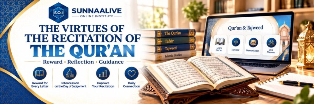 The virtues of the recitation of the Qur’an